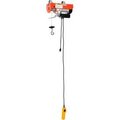 Global Equipment Electric Cable Hoist, 880 Lb. Capacity XQME-440/880